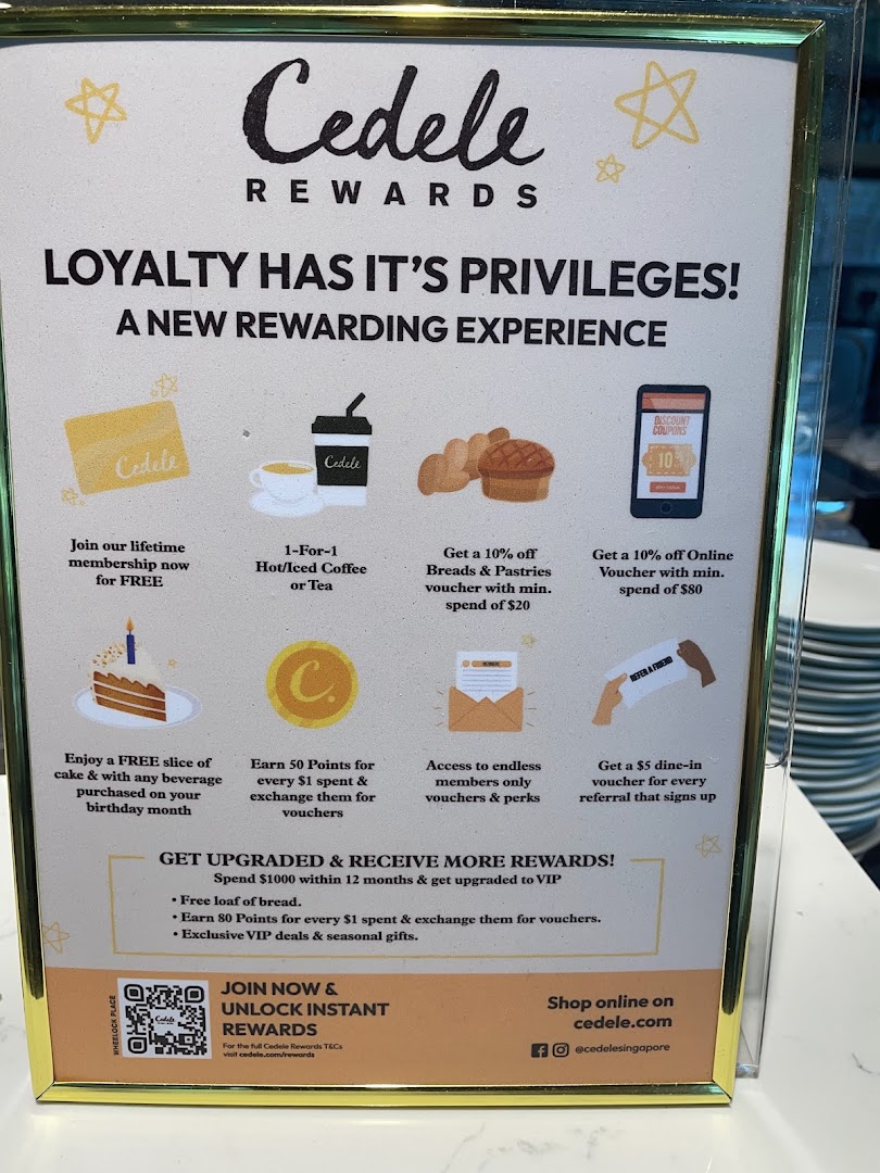 Cedele All Day Dining - Wheelock Place