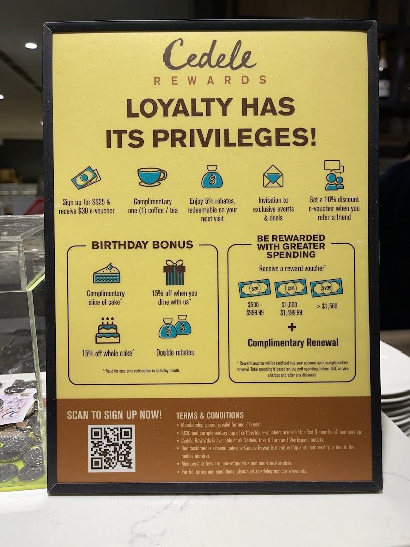 Cedele All Day Dining - Wheelock Place