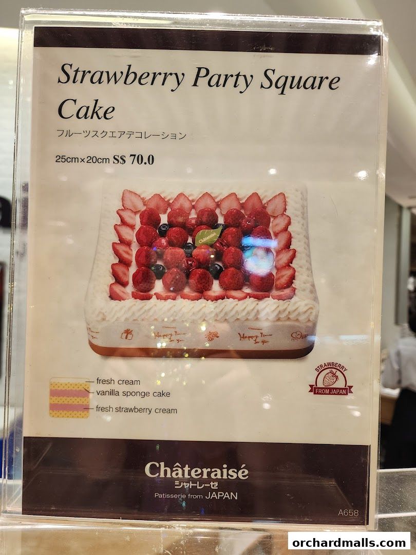 Menu page for Châteraisé  Shaw House