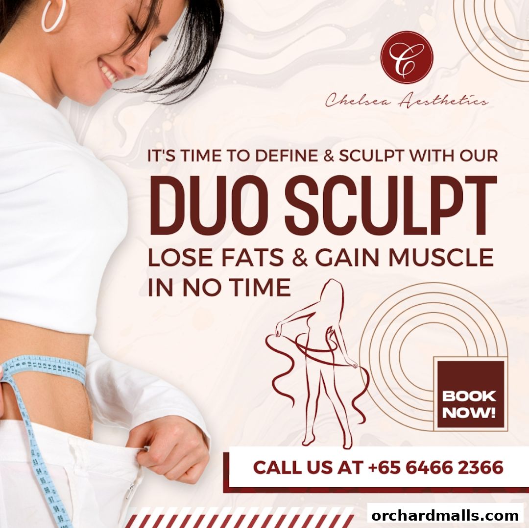 A woman measuring her waist, promoting Duo Sculpt for fat loss and muscle gain.