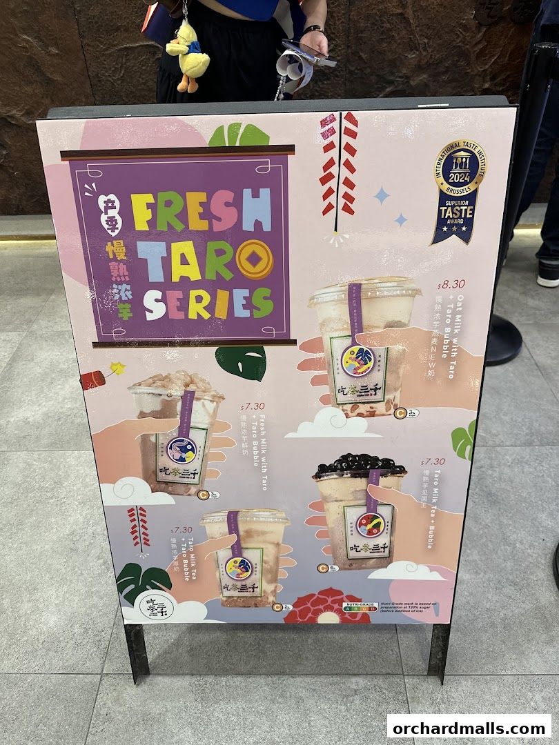 Menu page for CHICHA San Chen  313Somerset