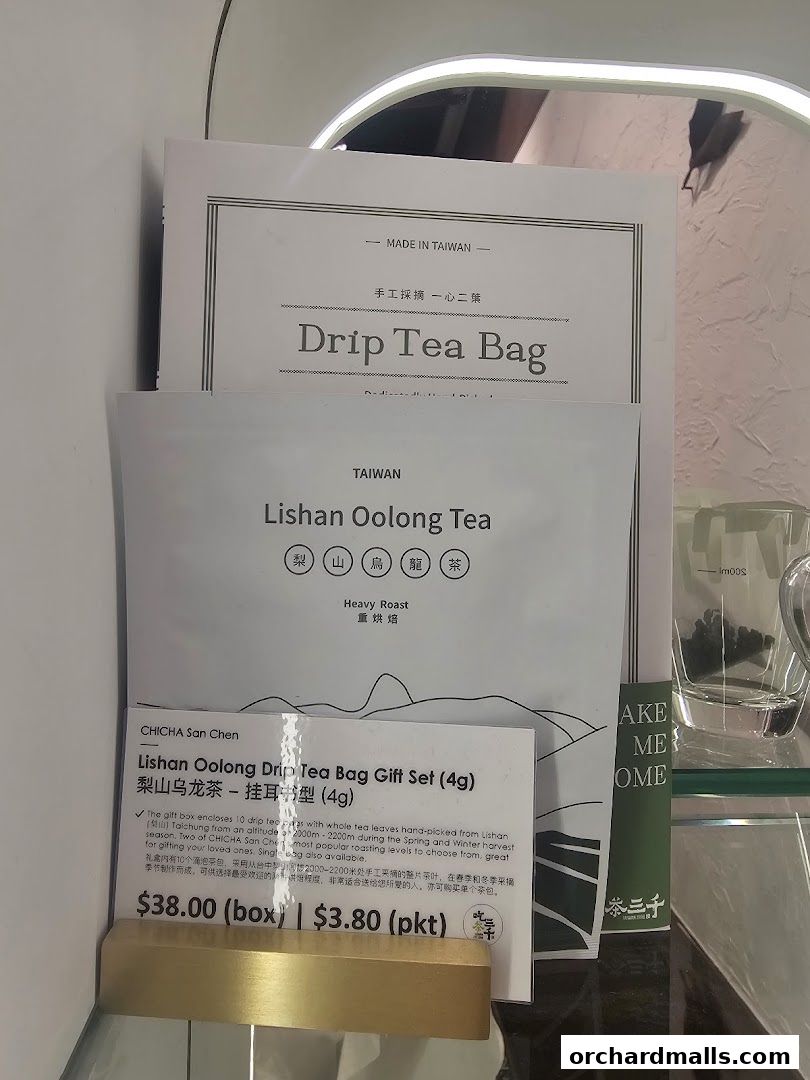 CHICHA San Chen Lishan Oolong Drip Tea Bag Gift Set with prices.