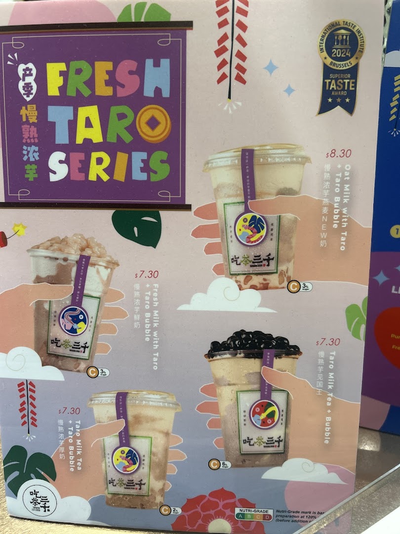 Menu page for CHICHA San Chen  Ngee Ann City