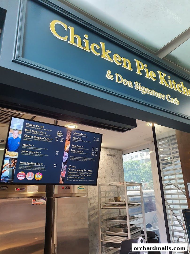 Menu page for Chicken Pie Kitchen  Don Signature Crab Wisma Atria