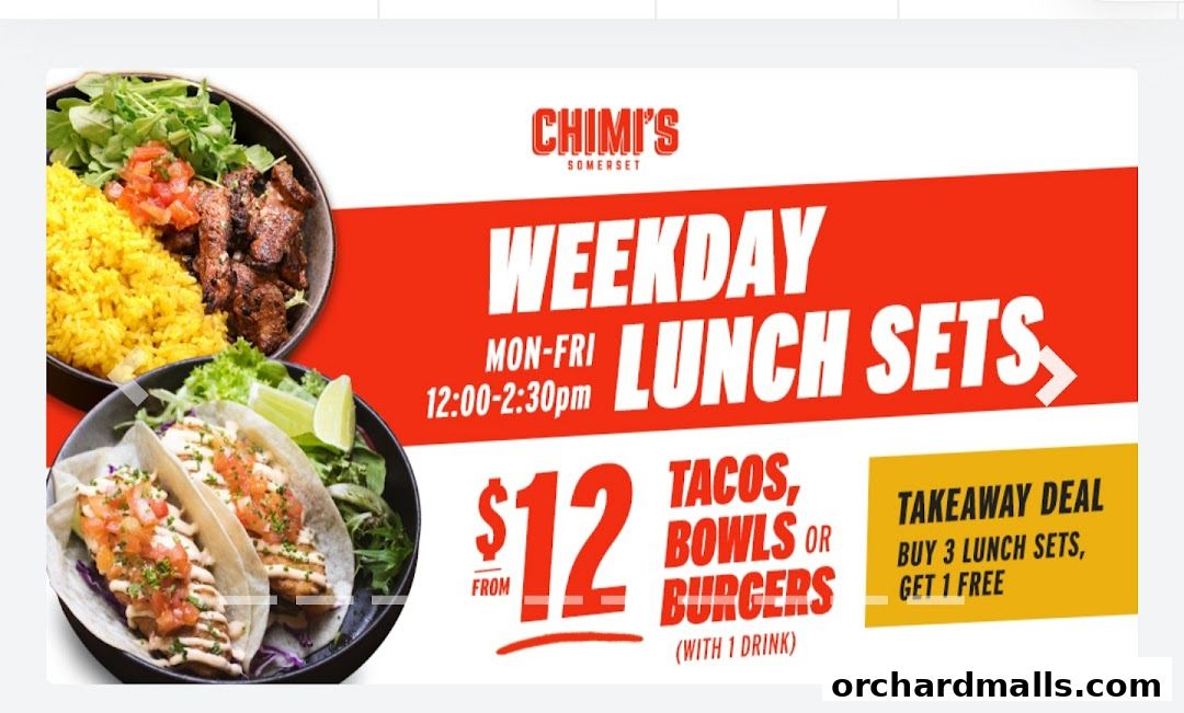 Menu page for Chimis Somerset