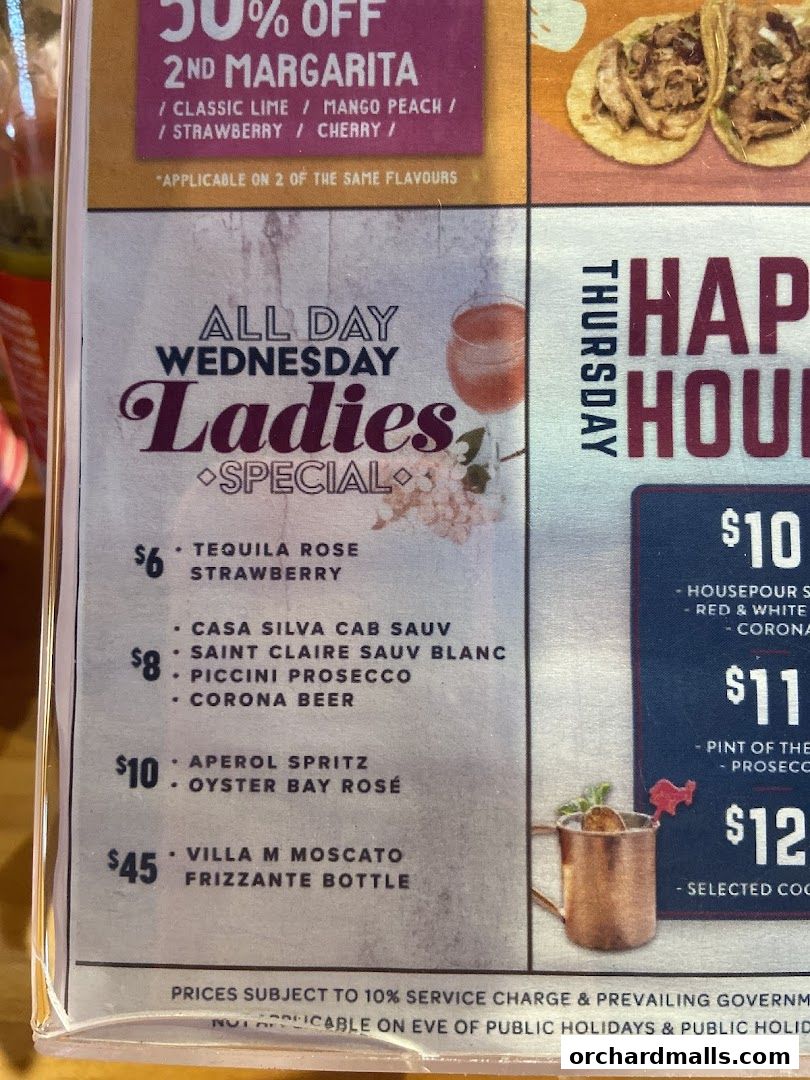 Menu page for Chimis Somerset