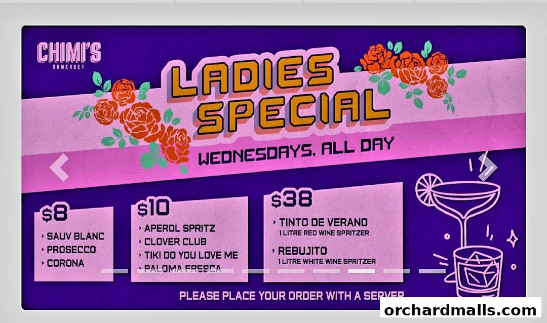 Menu page for Chimis Somerset