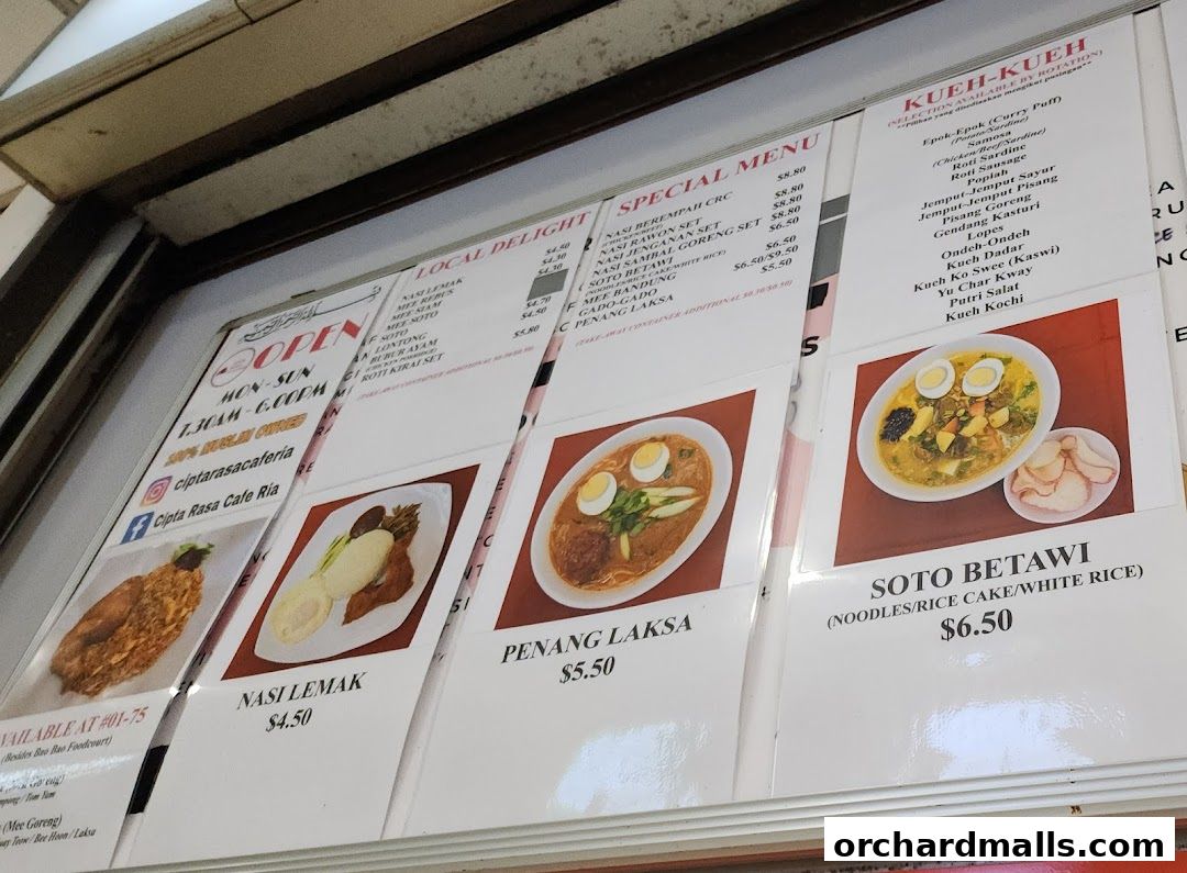 Cipta Rasa Caferia Singapore