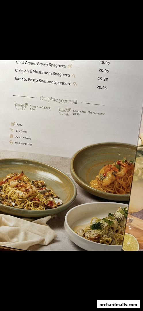 Menu page for Coast  Roast by Fish  Co. Paragon