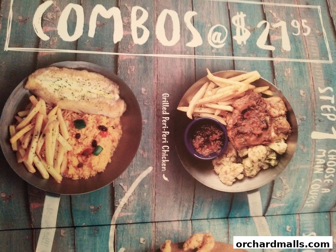 Menu page for Coast  Roast by Fish  Co. Paragon