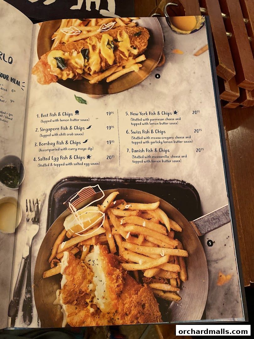 Menu page for Coast  Roast by Fish  Co. Paragon