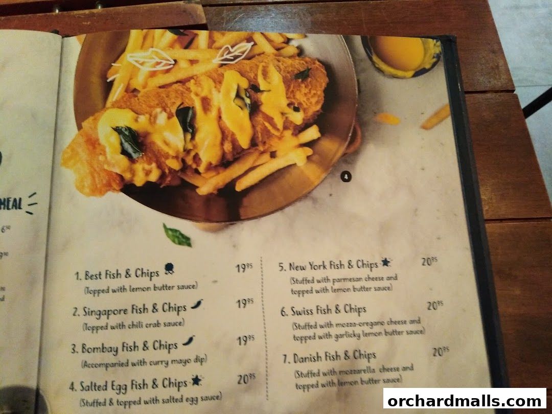 Menu page for Coast  Roast by Fish  Co. Paragon