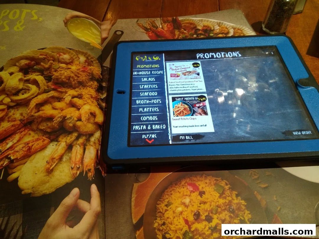 Menu page for Coast  Roast by Fish  Co. Paragon