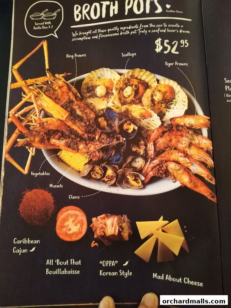Menu page for Coast  Roast by Fish  Co. Paragon