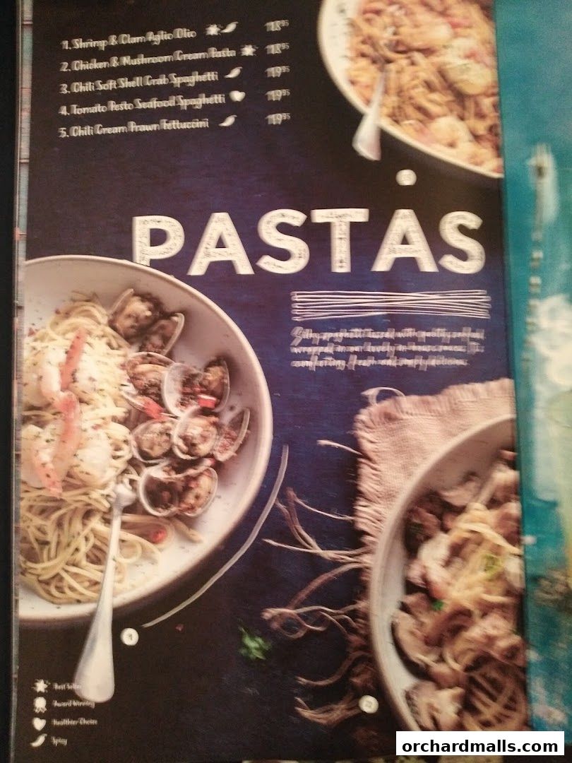 Menu page for Coast  Roast by Fish  Co. Paragon