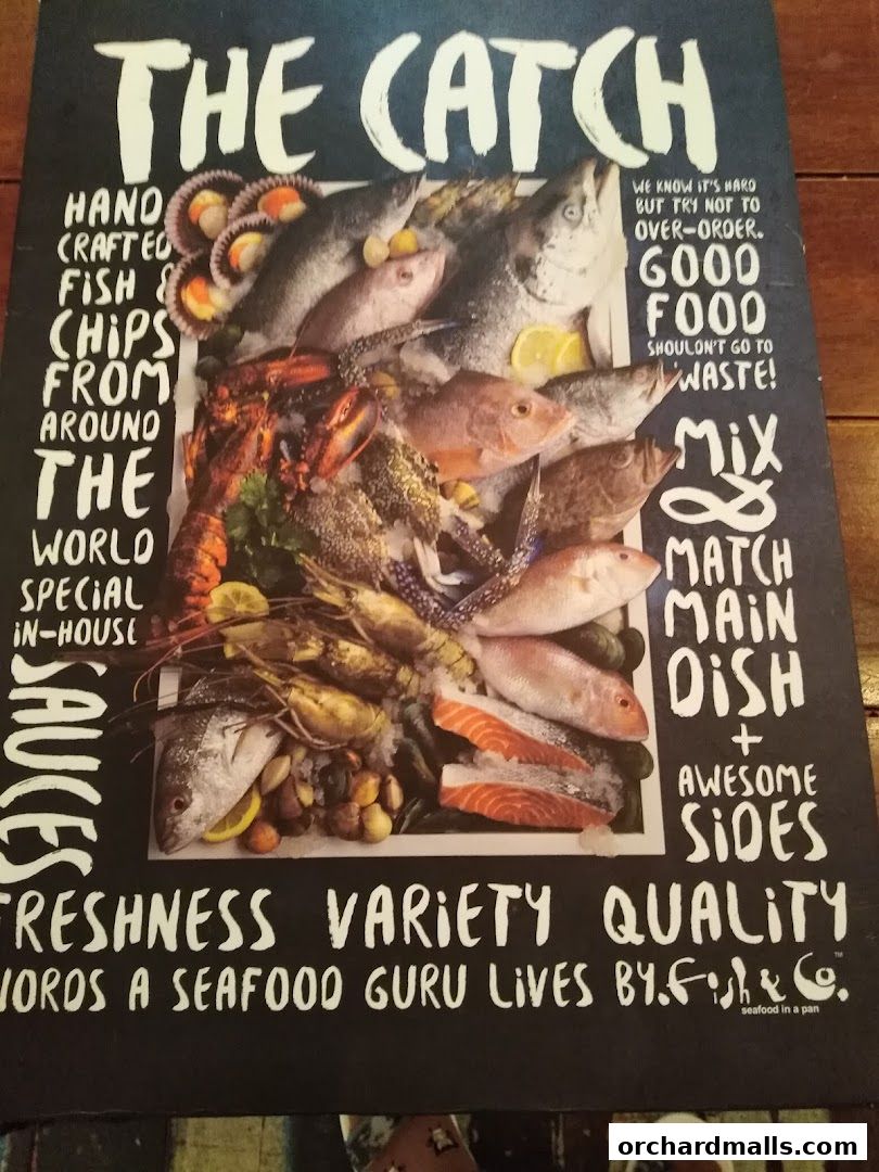 Menu page for Coast  Roast by Fish  Co. Paragon