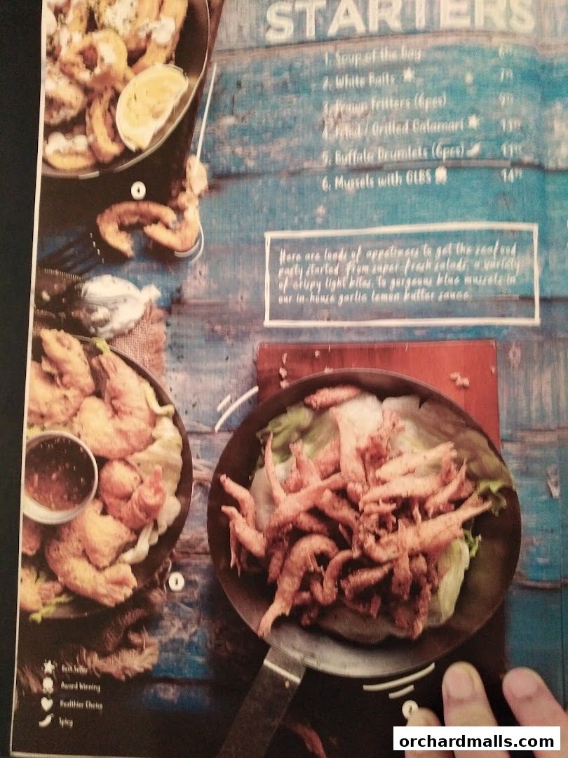 Menu page for Coast  Roast by Fish  Co. Paragon