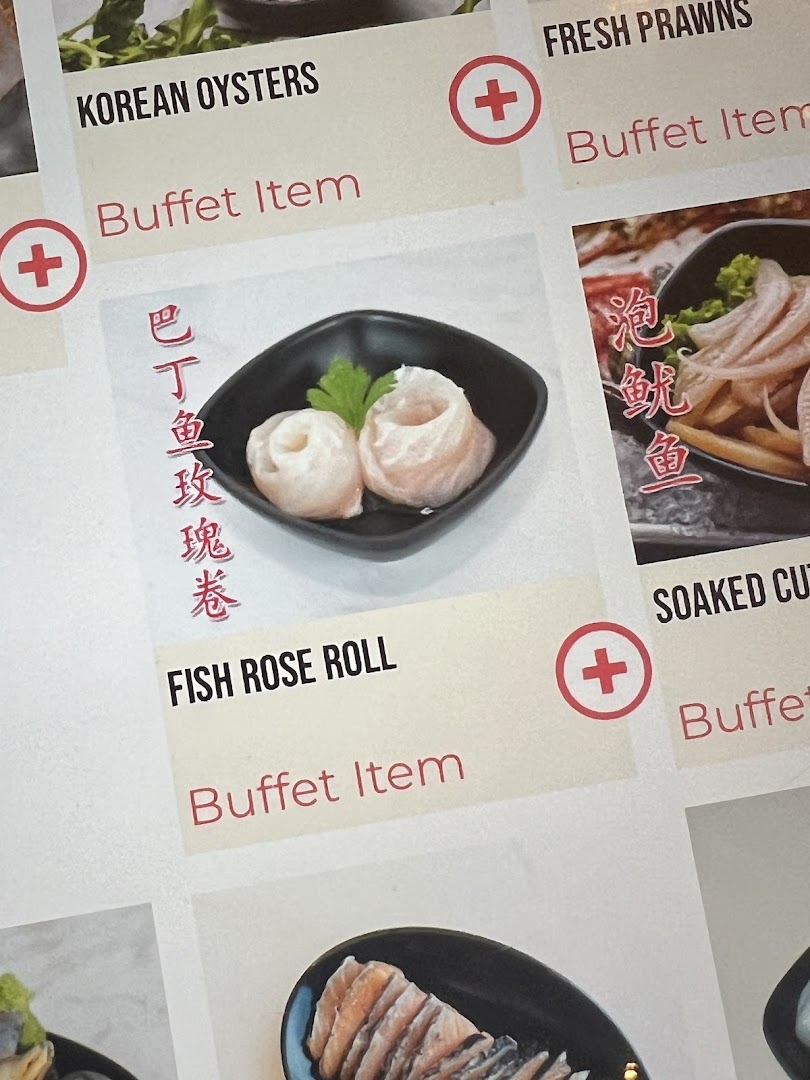 Menu page for COCA  Takashimaya S.C.