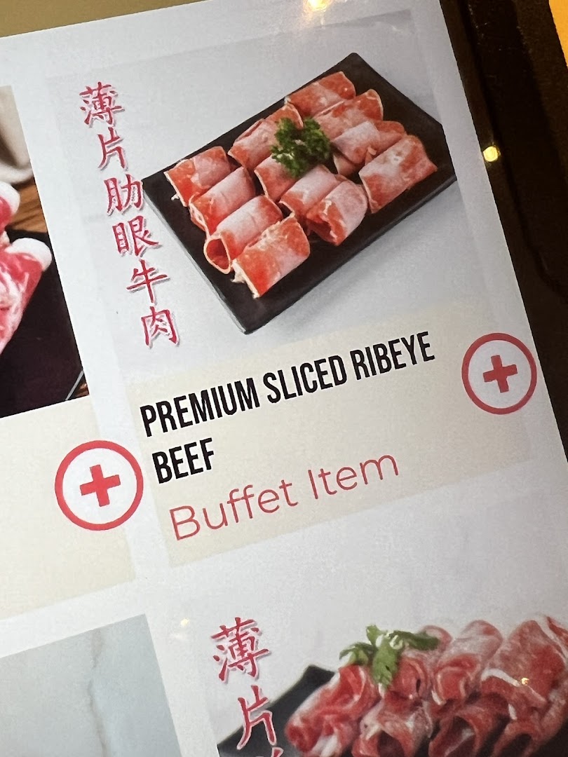 Menu page for COCA  Takashimaya S.C.