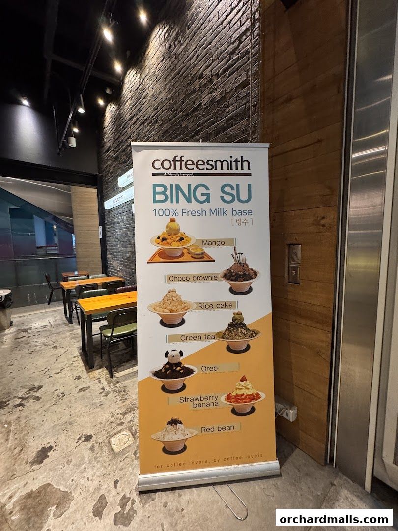 Menu page for Coffeesmith Orchard Gateway