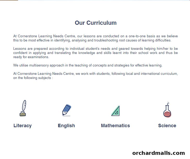 Cornerstone Learning Needs Centre