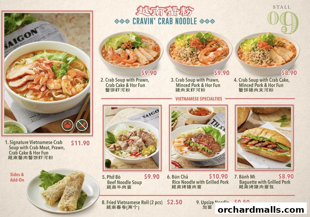 Cravin Crab Noodle - Vietnamese food