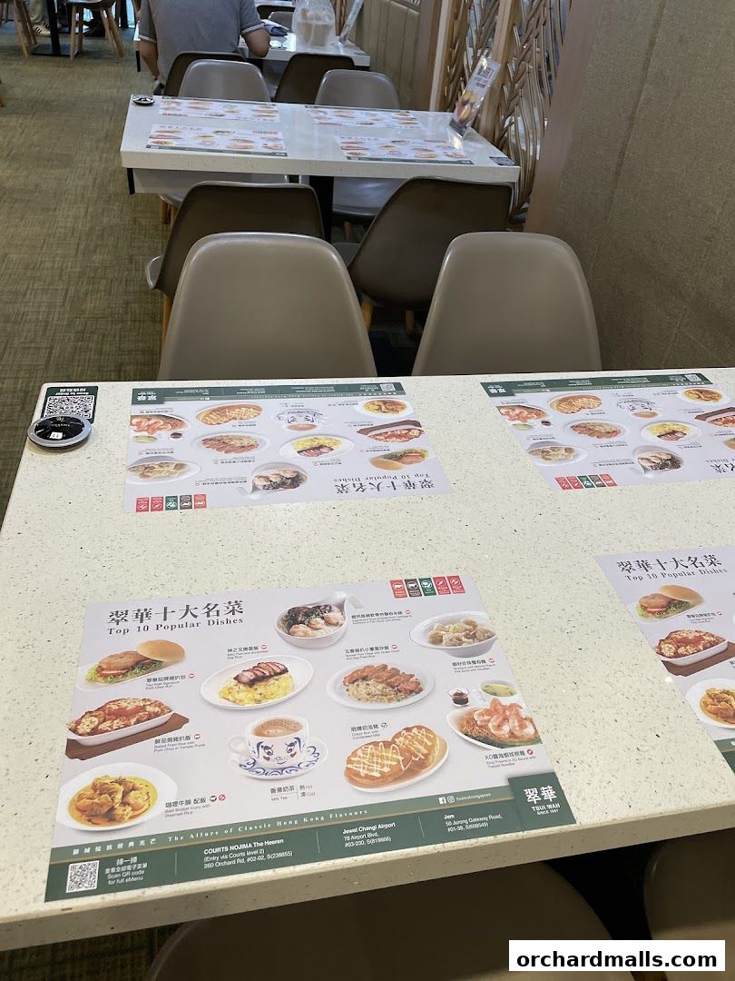 Menu page for 翠華 TSUI WAH - COURTS NOJIMA The Heeren