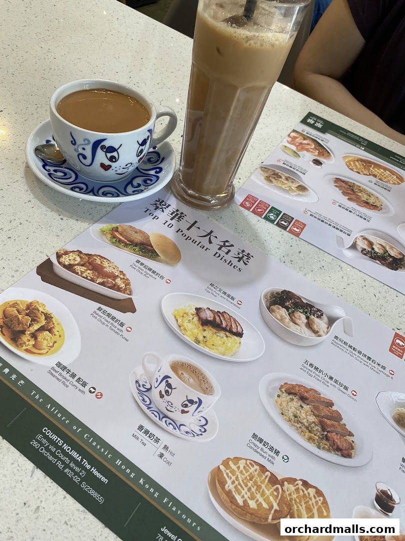 Menu page for 翠華 TSUI WAH - COURTS NOJIMA The Heeren