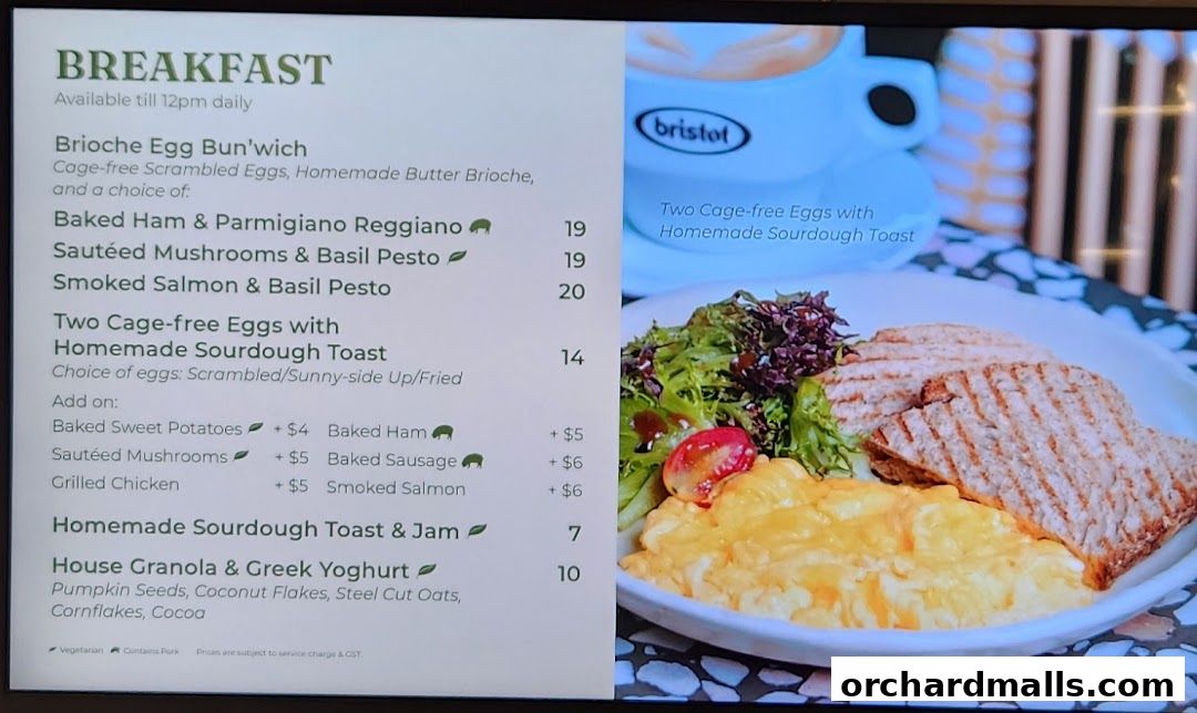 Menu page for Da Paolo Gastronomia - Orchard Paragon