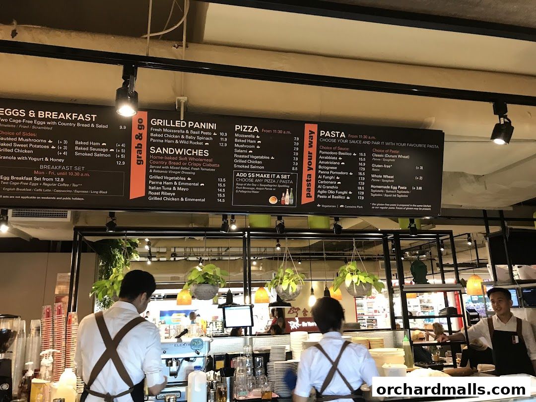 Menu page for Da Paolo Gastronomia - Orchard Paragon