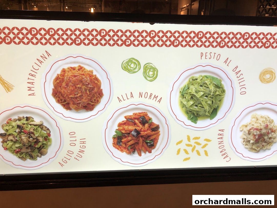 Menu page for Da Paolo Gastronomia - Orchard Paragon