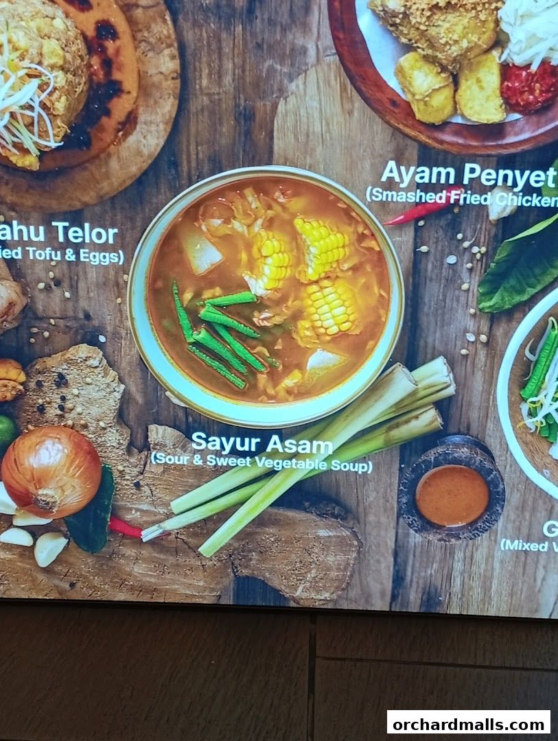 Menu page for Dapur Penyet  Centrepoint