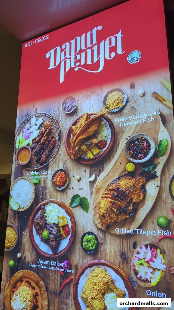 Menu page for Dapur Penyet  Centrepoint