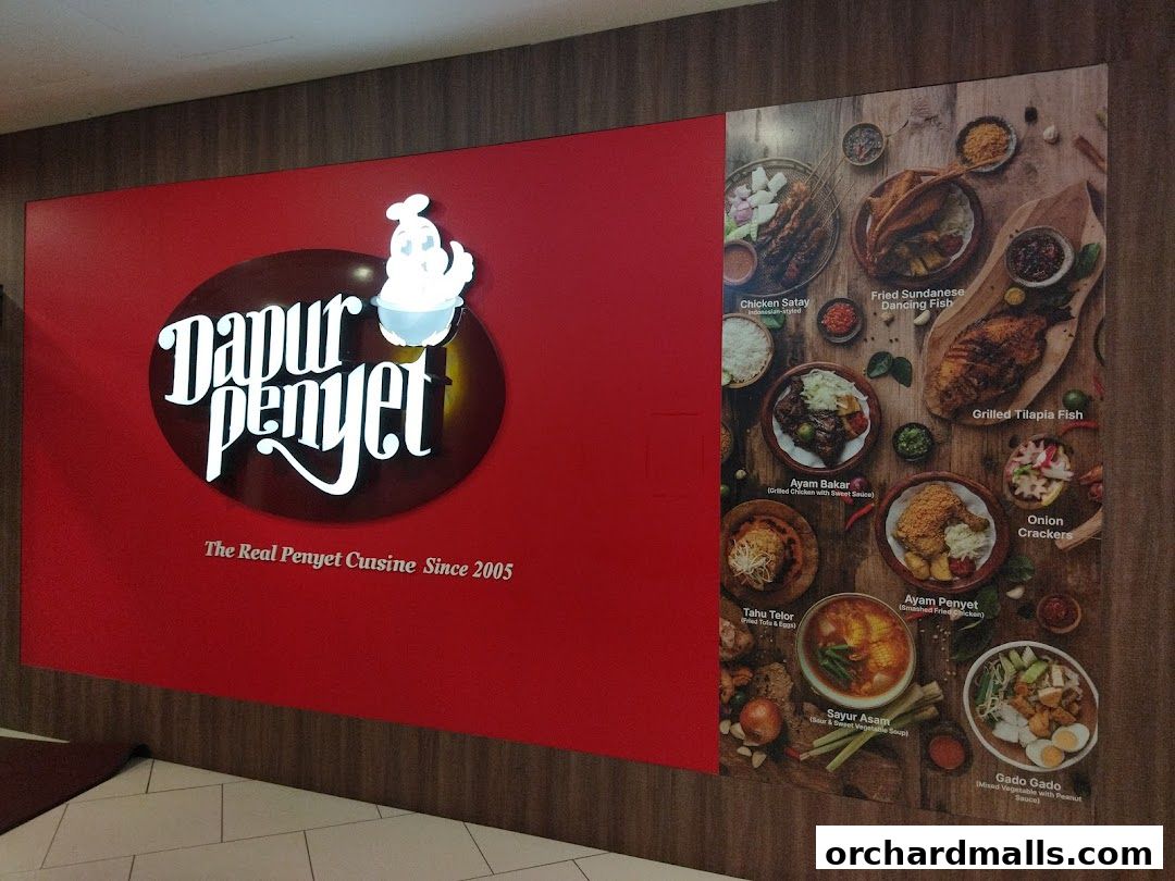 Menu page for Dapur Penyet  Centrepoint