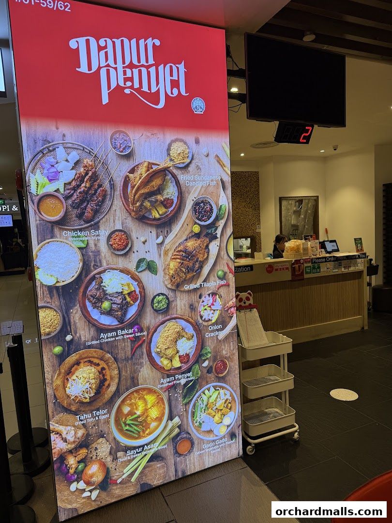Menu page for Dapur Penyet  Centrepoint
