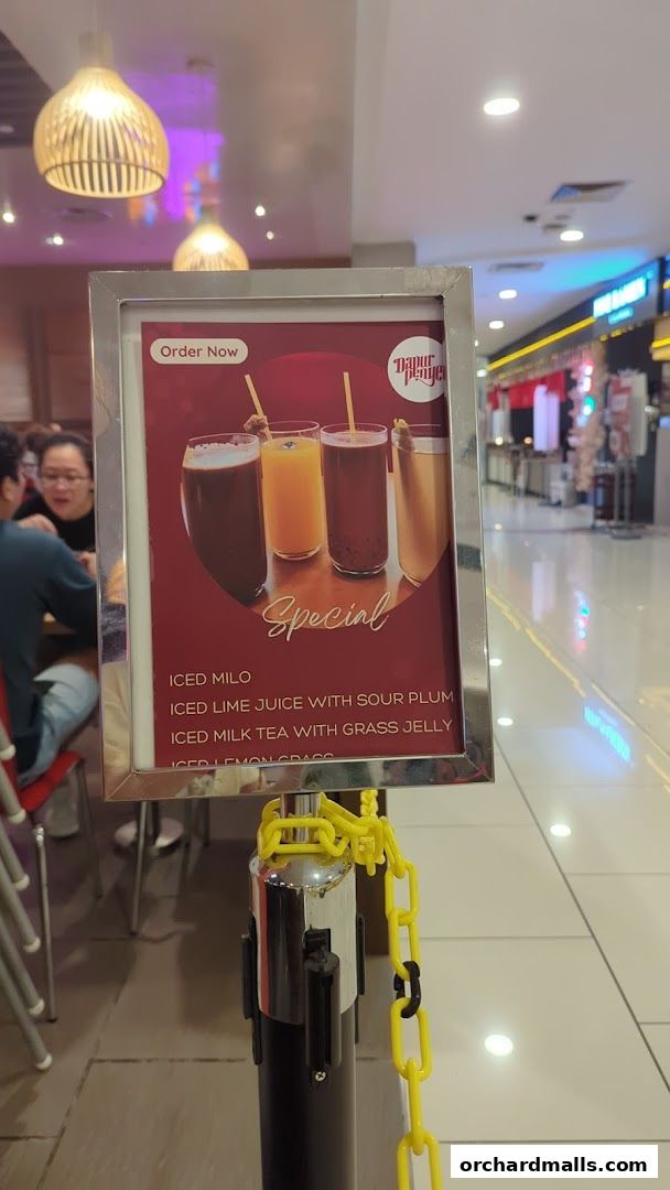 Menu page for Dapur Penyet  Centrepoint