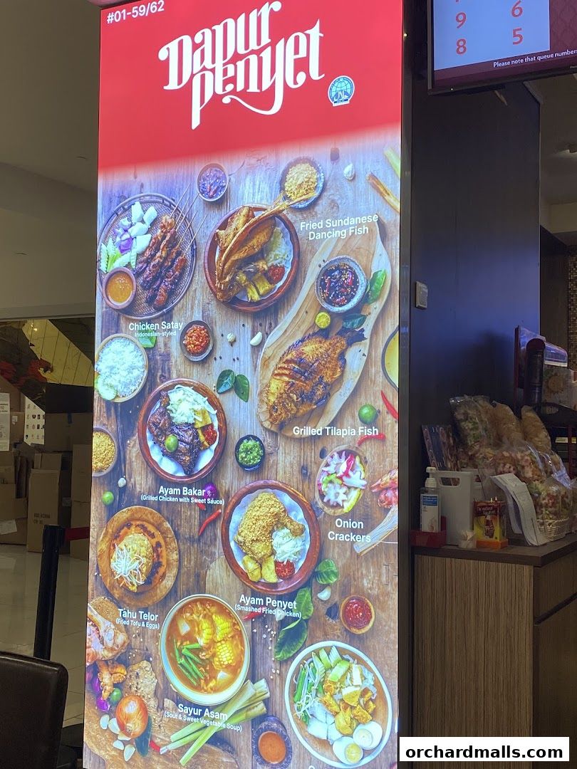 Menu page for Dapur Penyet  Centrepoint