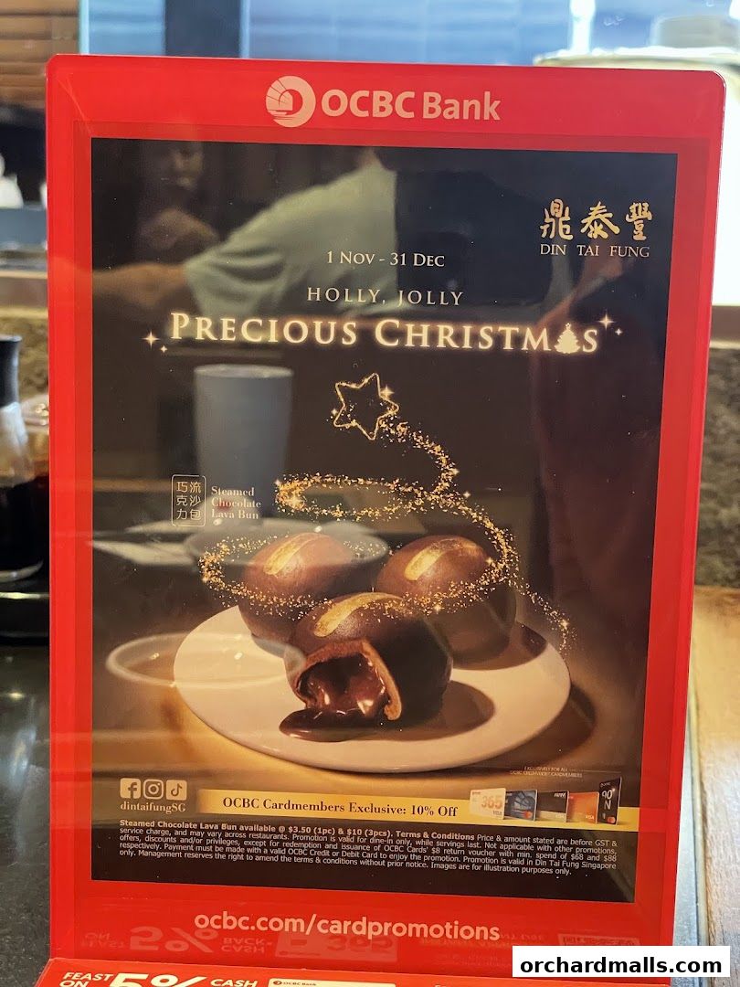 Menu page for Din Tai Fung