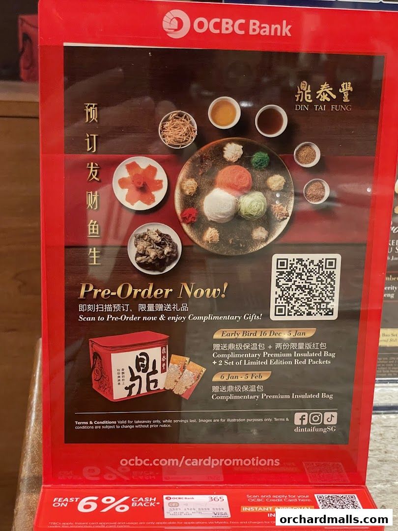 Menu page for Din Tai Fung  The Centrepoint