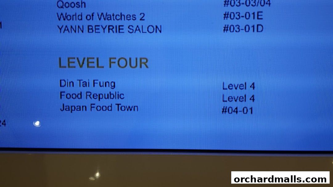 Din Tai Fung  Wisma Atria