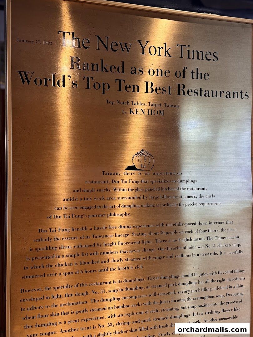 Din Tai Fung  Wisma Atria