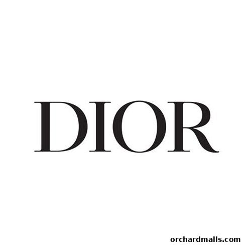 The iconic DIOR logo in bold black lettering on a white background.