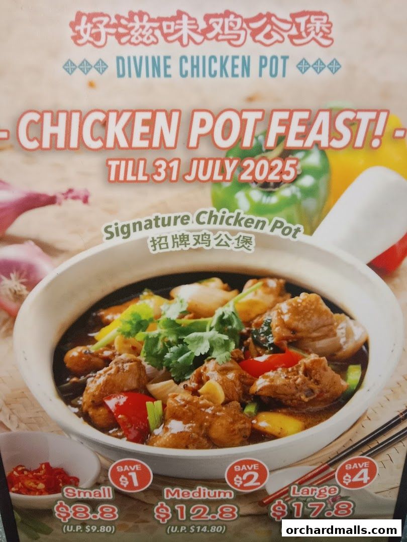 Menu page for Divine Chicken Pot 好滋味雞公煲