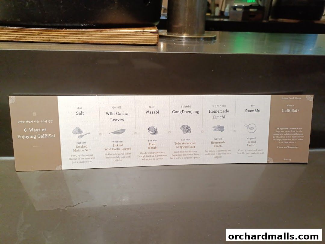 DRIM  Korean Steak House  Mandarin Gallery