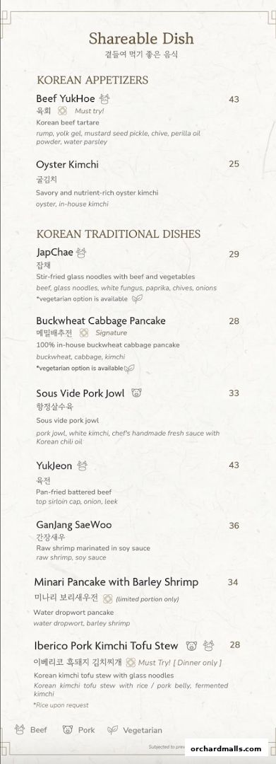 DRIM  Korean Steak House  Mandarin Gallery