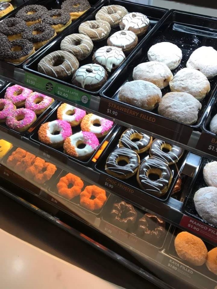 Menu page for Dunkin Ion