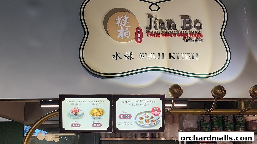 Menu page for EatAlley