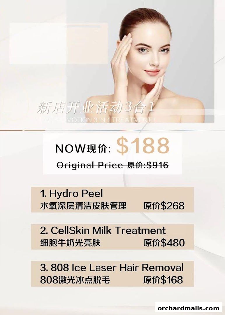 Menu page for Elite Beauty Shop