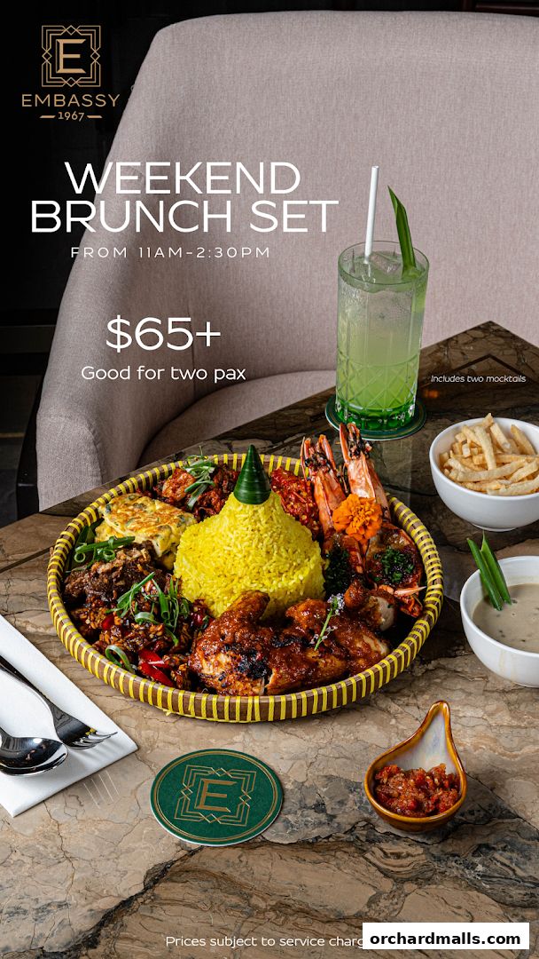 Menu page for Embassy 1967