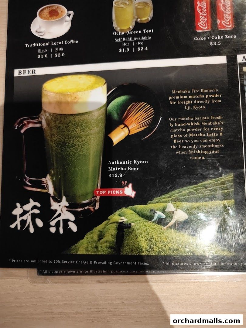 Menu page for Fire Ramen  Izakaya by Menbaka The Centrepoint